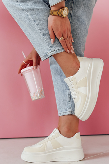 Damen Plateau Turnschuhe MODNIKKI weiß Dstreet ZY0875