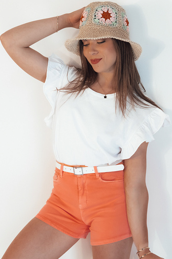 Damen Kurzhose GLAMWEAR Farbe Orange DSTREET SY0358