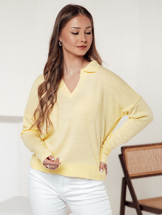 Damen Pullover in Einheitsgröße VISTILLA lemon Dstreet MY2415