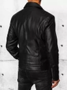 Herren Kunstlederjacke Farbe Schwarz DSTREET TX4385_4