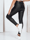 Eco Lederröhrenhose schwarz Dstreet UY2764