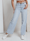 Damen Jeanshose mit weitem Bein FLOWLESS blau Dstreet UY2682