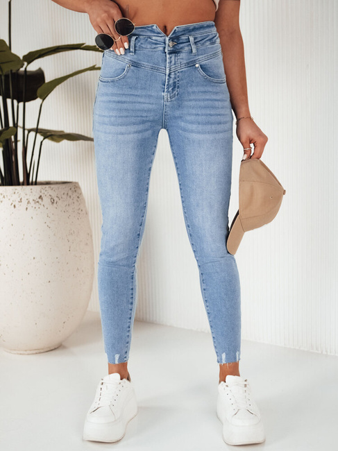 Damen Jeans mit hoher Taille MARIE Farbe Blau DSTREET UY1867
