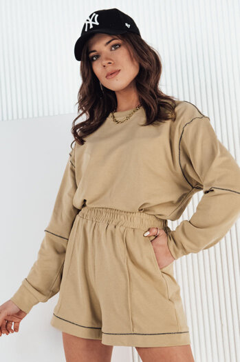 Damen Trainingsanzug-Set PULGAR Farbe Beige DSTREET AY1012