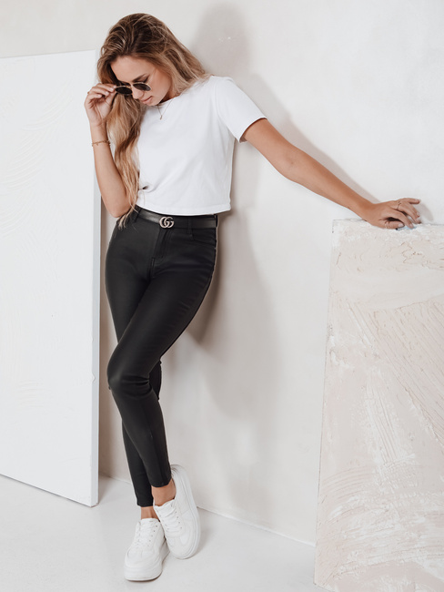 Gewachste schwarze Damenhose Dstreet UY2767
