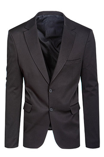 Einreihiger Herrenblazer schwarz Dstreet MX0629