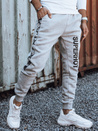 Bedruckte Herren-Sweatpants hellgrau Dstreet UX4446