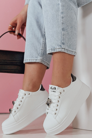 Damen Plateau Turnschuhe SOLICIA schwarz Dstreet ZY0873