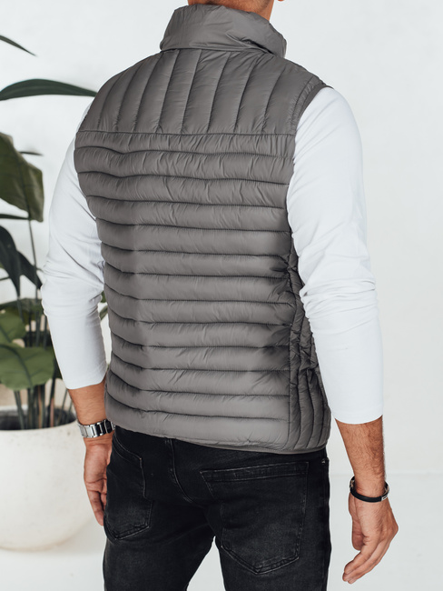 Herren Steppweste dunkelgrau Dstreet TX5081