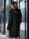 Damen Winterjacke SNOWVIBE schwarz gesteppt Dstreet TY4988