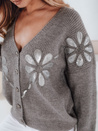Damen Strickjacke KERINDA grau Dstreet MY2503