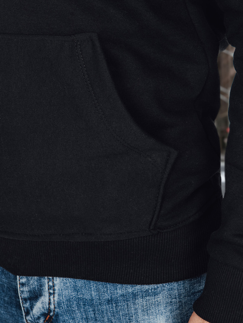 Herren Kragen Sweatshirt schwarz Dstreet BX5885