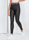 Eco Lederröhrenhose schwarz Dstreet UY2764