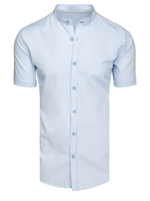 Herren Kurzarmhemd blau Dstreet KX1062
