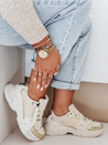 Damen beige Turnschuhe Dstreet ZY1016
