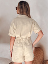 URBANSET Kurzer Jeans-Overall beige Dstreet EY2590