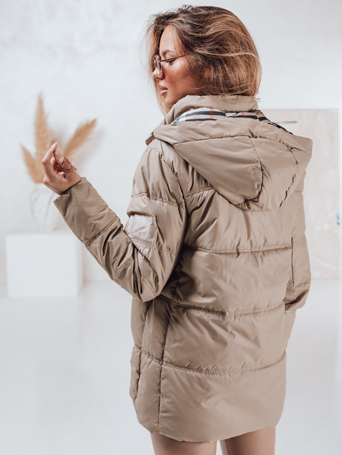 Damen Steppjacke HIMES beige Dstreet TY4243