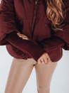 MISSLAYER Damen Winterjacke mit Kapuze burgunderrot Dstreet TY5037