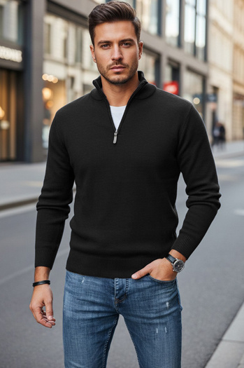 Herren Pullover schwarz Dstreet WX2337