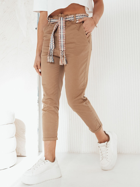 Damen Casual Hose MAFRA Farbe Camel DSTREET UY1951