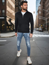 Herren Kragen Sweatshirt schwarz Dstreet BX5885
