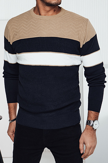 Marineblauer Herren-Pullover Dstreet WX2284