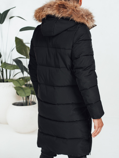 Herren Steppwinterjacke schwarz TX5074