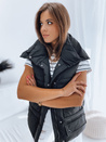 Damen Oversize Weste OMALIS Schwarz Dstreet TY3286_3