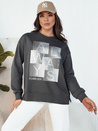 Damen Sweatshirt mit Kapuze FEMMES Farbe Graphite DSTREET BY1283