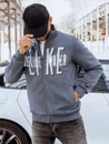 Herren Sweatshirt mit Aufdruck Dunkelgrau Dstreet BX5409