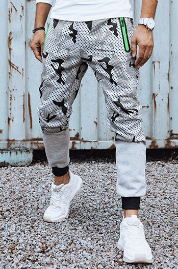 Herren hellgrau moro Jogginghose Dstreet UX4453