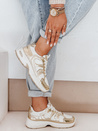 Damen flache Sohle GLISSWALK gold Dstreet Turnschuhe ZY1002