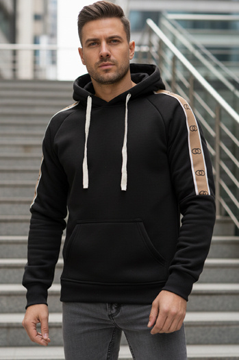 Herren Kapuzenpulli schwarz Dstreet BX5941
