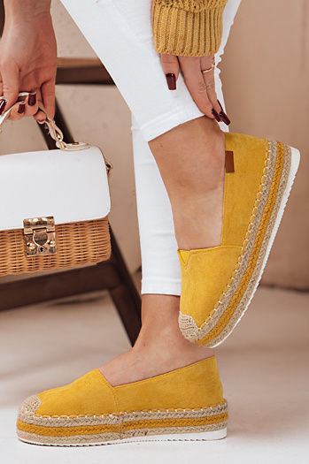 Damen Espadrilles LANSI gelb Dstreet ZY0056