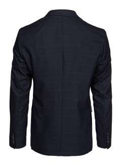 Einreihiger marineblauer Blazer für Herren Dstreet MX0623_2