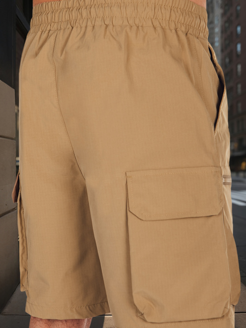 Herren Stoff Kampfshorts khaki Dstreet SX2507