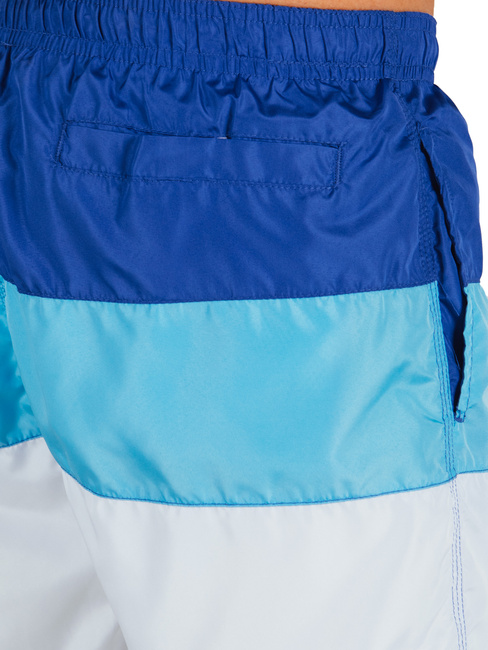 Blaue und weiße Badeshorts für Männer Dstreet SX2517