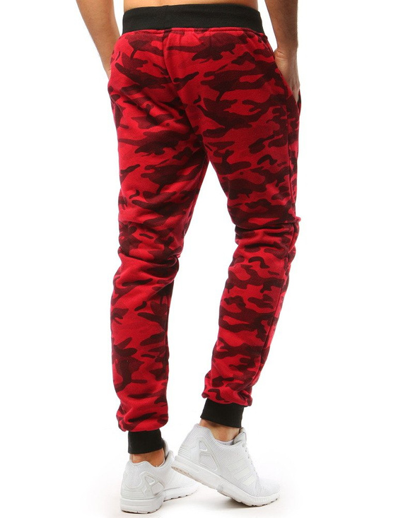 Herren Sporthose Jogger Camo Rot Dstreet UX3514