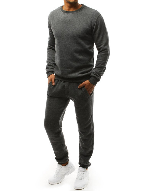 Herren Trainingsanzug dunkelgrau Dstreet AX0376