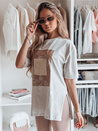 Damen T-shirt mit Aufdruck FAGOS  Farbe Grau DSTREET RY2593