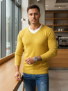 Herren Classic Pullover Gelb Dstreet WX1918