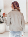 Damen Leder Ramones Jacke DARKGLORY grau Dstreet TY5216