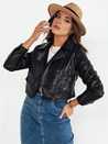 Damen Kunstlederjacke MOLTION Farbe Schwarz DSTREET TY4158