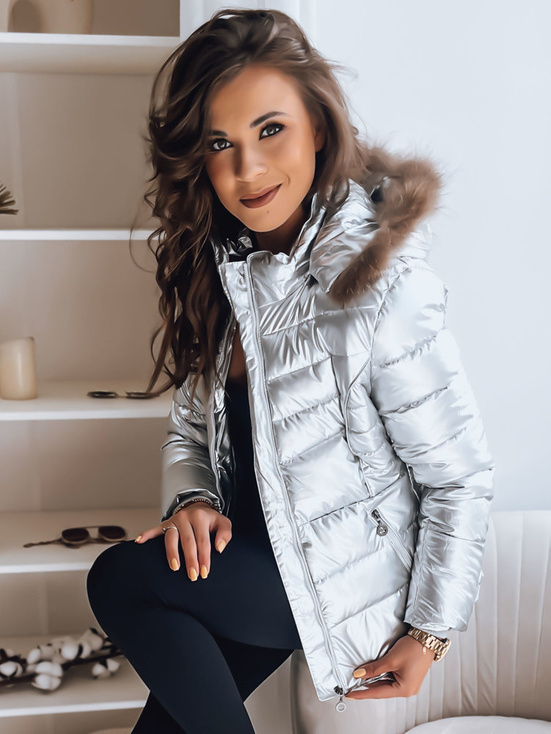 Damen Jacke NELLY Silber Dstreet TY3667