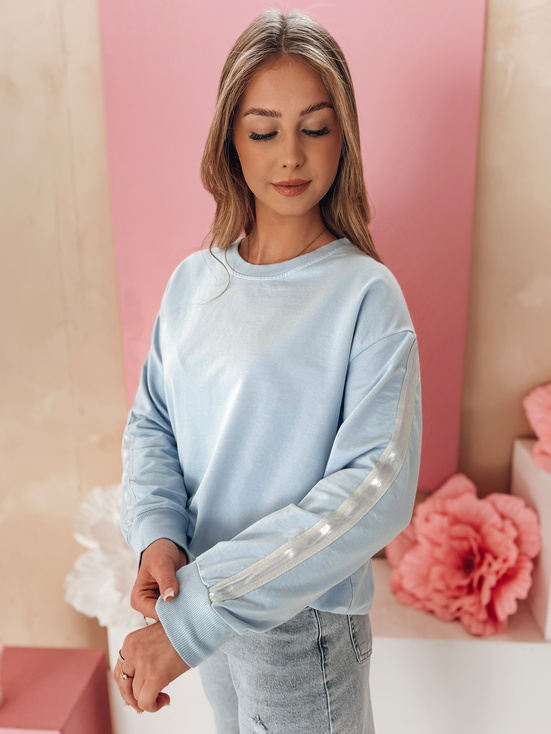 Damen Sweatshirt in Einheitsgröße LUMIVIA blau Dstreet BY1370