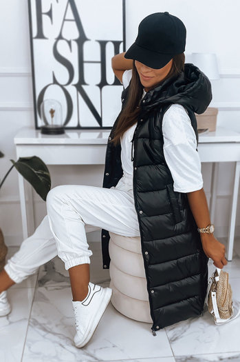 Damen Steppweste VISAN Schwarz Dstreet TY2777