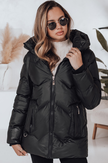 Damen Winterjacke SALVONA schwarz gesteppt Dstreet TY4997
