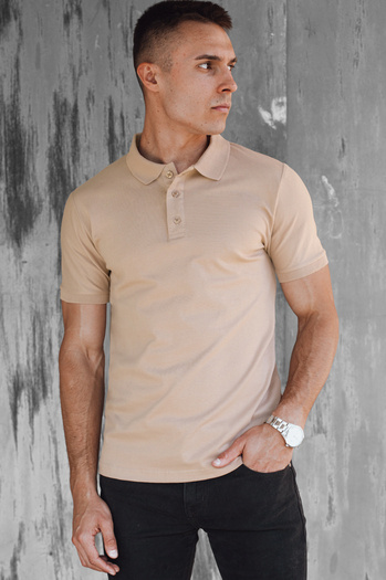 Herren Poloshirt Farbe Beige DSTREET PX0600
