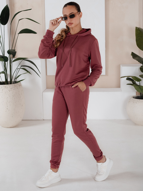 Damen Trainingsanzug-Set MIGEL Farbe Weinrot DSTREET AY0809
