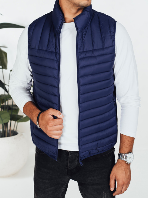 Herren Steppweste navyblau Dstreet TX5082